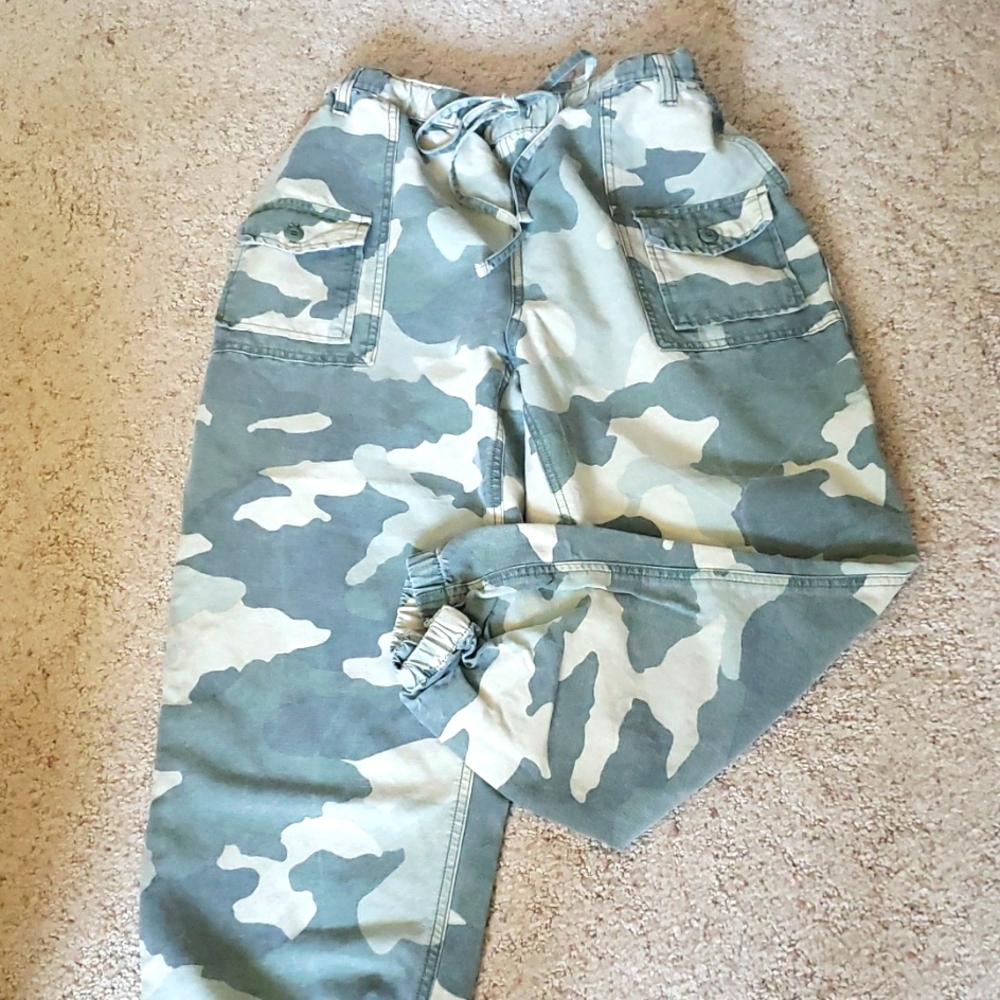 Aerie tie waist cargo joggers